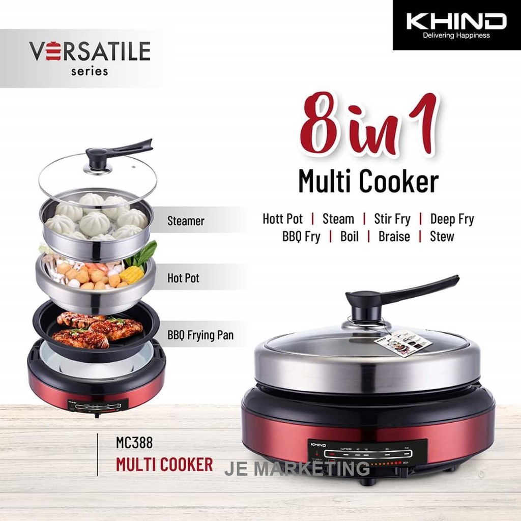 Khind electric multi cooker sale