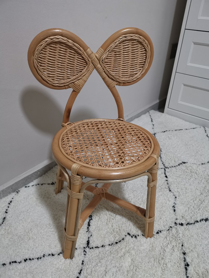 Kids Children Rattan Chair Babies Kids Baby Nursery Kids