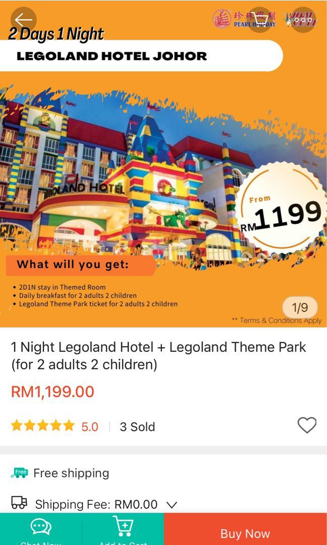 Legoland Hotel Theme Park Voucher Tickets Vouchers Vouchers