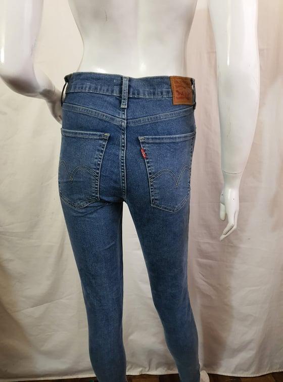 Levi s mile high super skinny jeans store castaway blue