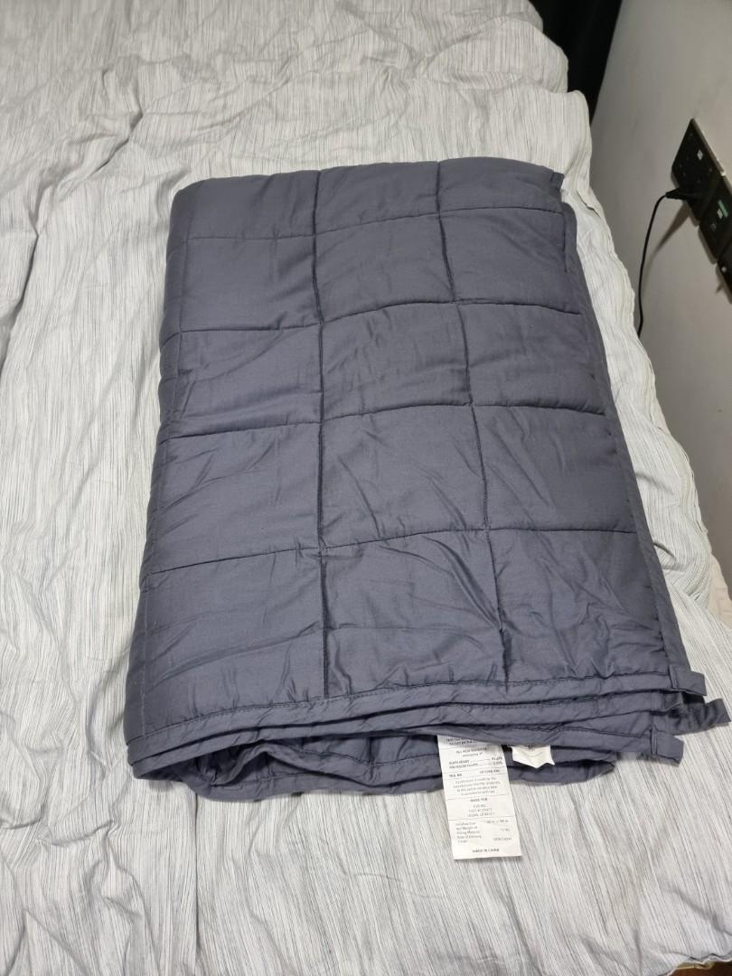 Linenspa Weighted Blanket for sleep and anxiety Furniture Home Living Bedding Towels on Carousell