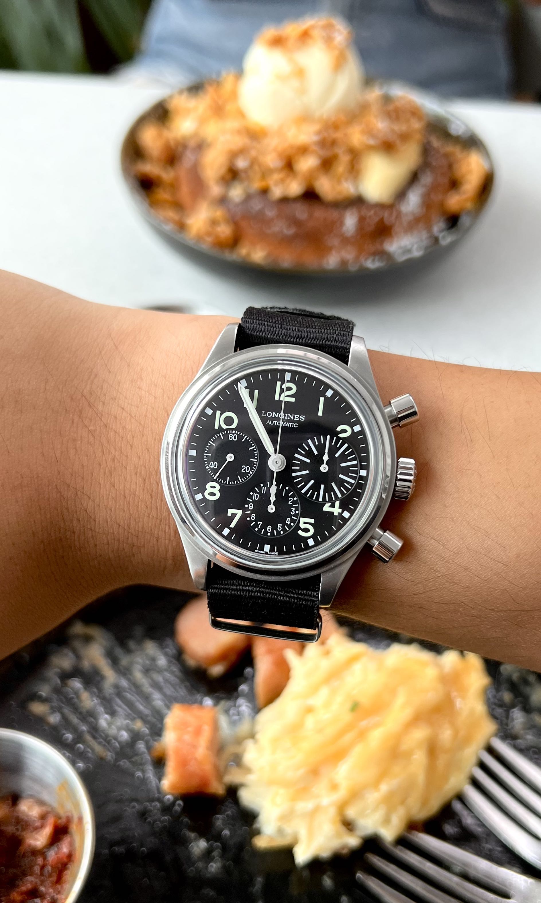 Longines Avigation Bigeye Chronograph L2.816.4.53.2 Luxury