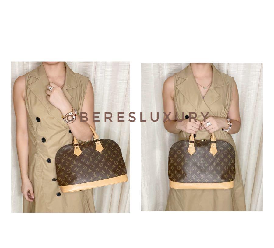 S A L E Classic LV Alma Handbag MM Size Luxury Bags Wallets on Carousell