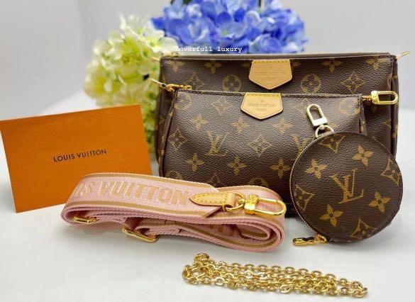 Louis Vuitton Rose Clair Multi-Pochette Accessories Bag