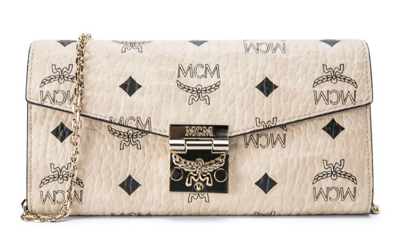 Mcm patricia wallet best sale on a chain
