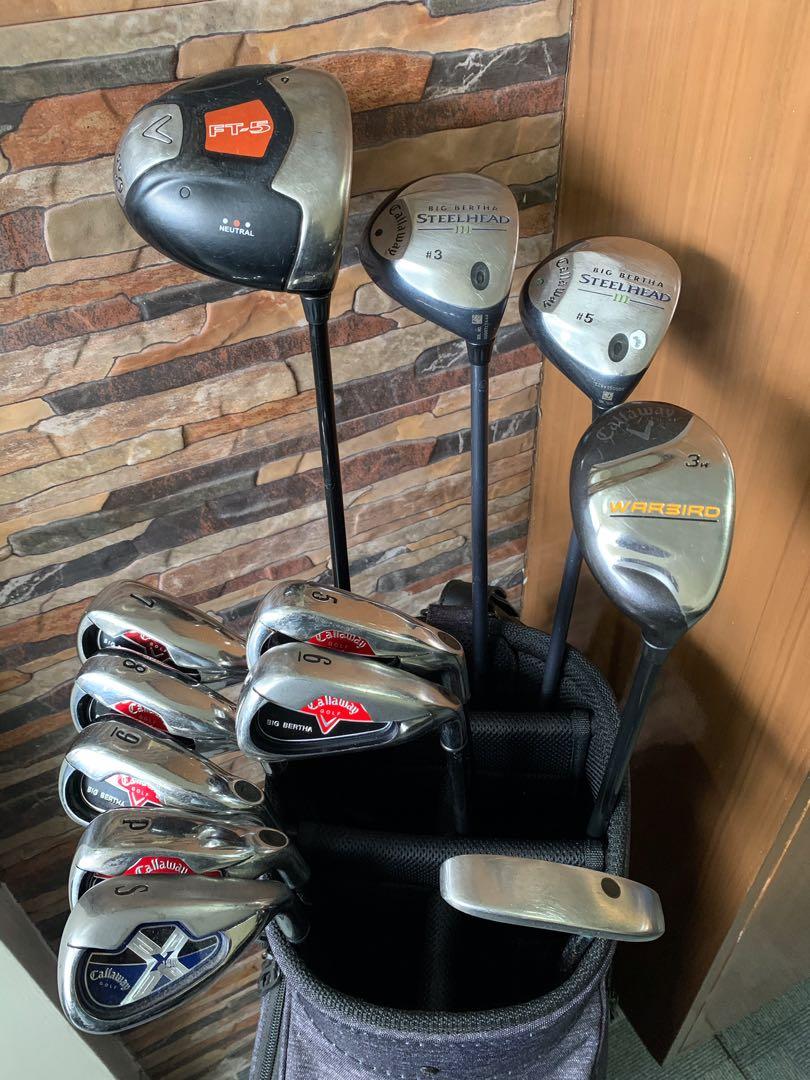 Men's Golf Set “Callaway” with Oakley Golf Caddy Bag.., Sports Equipment,  Sports & Games, Golf on Carousell