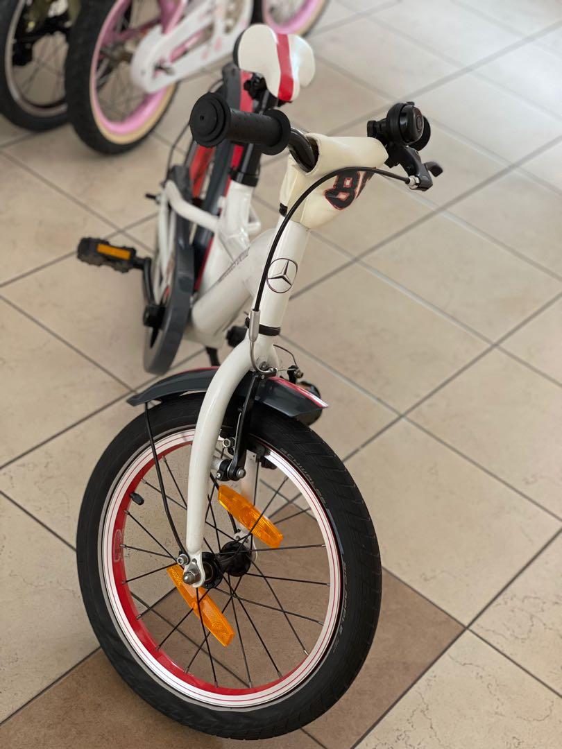 Mercedes Benz Kids Bicycle 16 Premier with training wheels