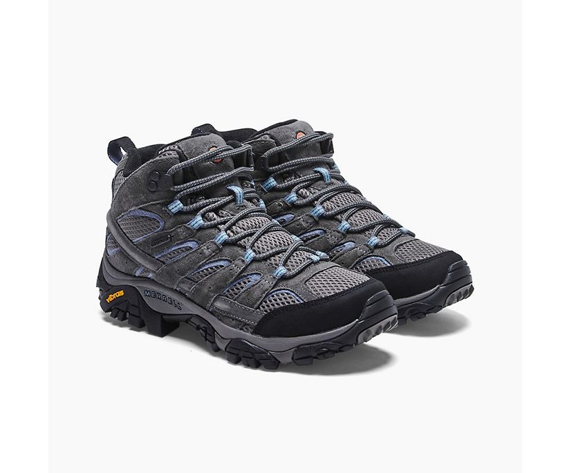 Merrell Women s Moab 2 Mid Waterproof Hiking Boot Granite Carousell