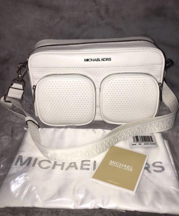 michael michael kors hanover perforated crossbody bag