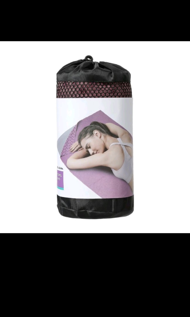 Miniso Yoga Mat Towel, Sports Equipment, Exercise & Fitness, Exercise Mats on Carousell