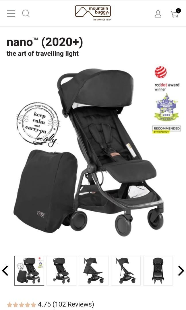 Mountain Buggy Nano Travel Stroller Babies Kids Going Out