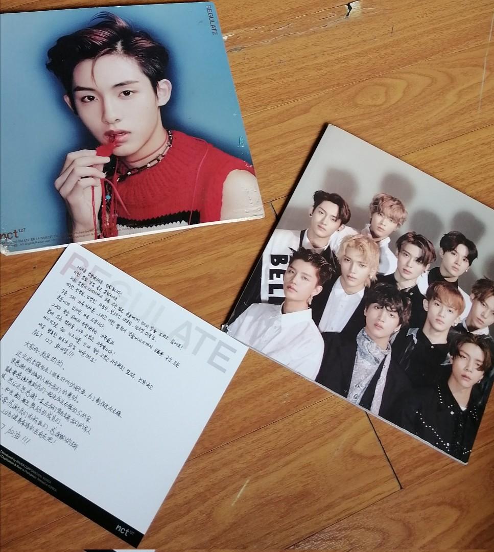 NCT 127 REGULATE WINWIN COVER, Hobbies & Toys, Memorabilia
