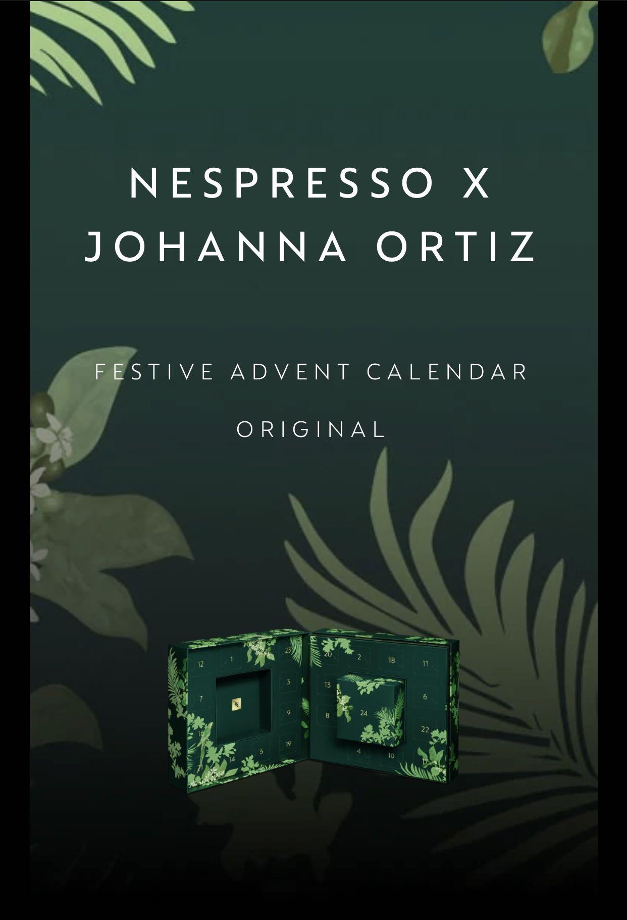 Nespresso 2021 Advent Calendar (Original Line) Johanna Ortiz, Food
