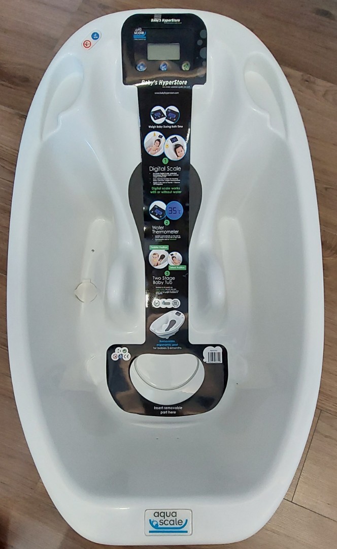 [NEW] Aqua Scale baby bath tub, Babies & Kids, Bathing & Changing