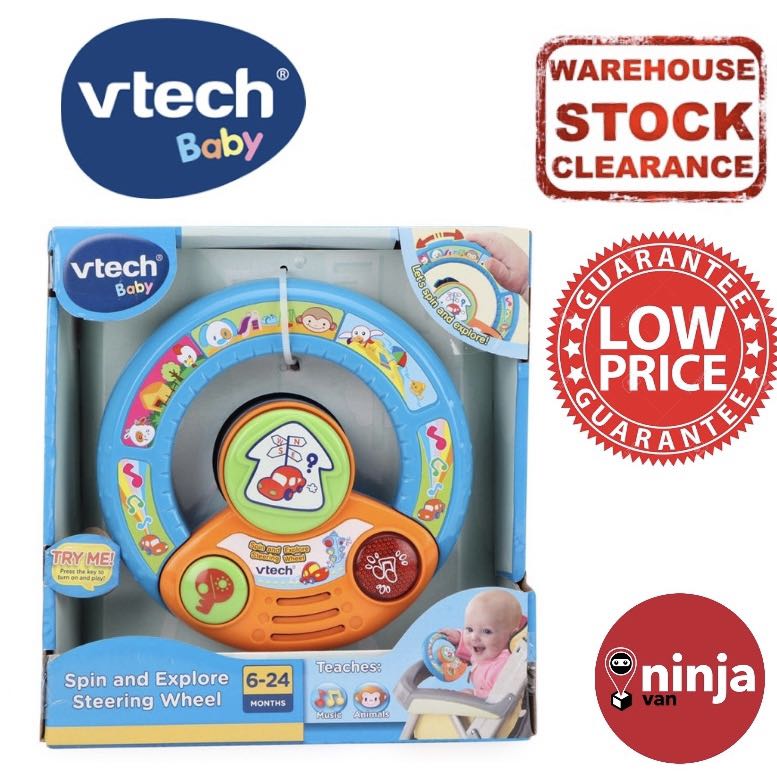 (NEW) Vtech spin and explore steering wheel, Babies & Kids, Infant