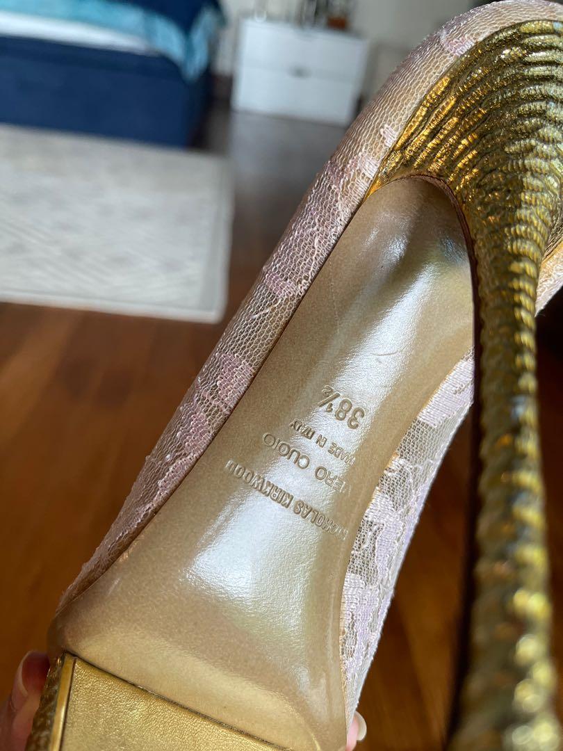 Nicholas Kirkwood heels lace. sz 38.5 Women s Fashion Footwear