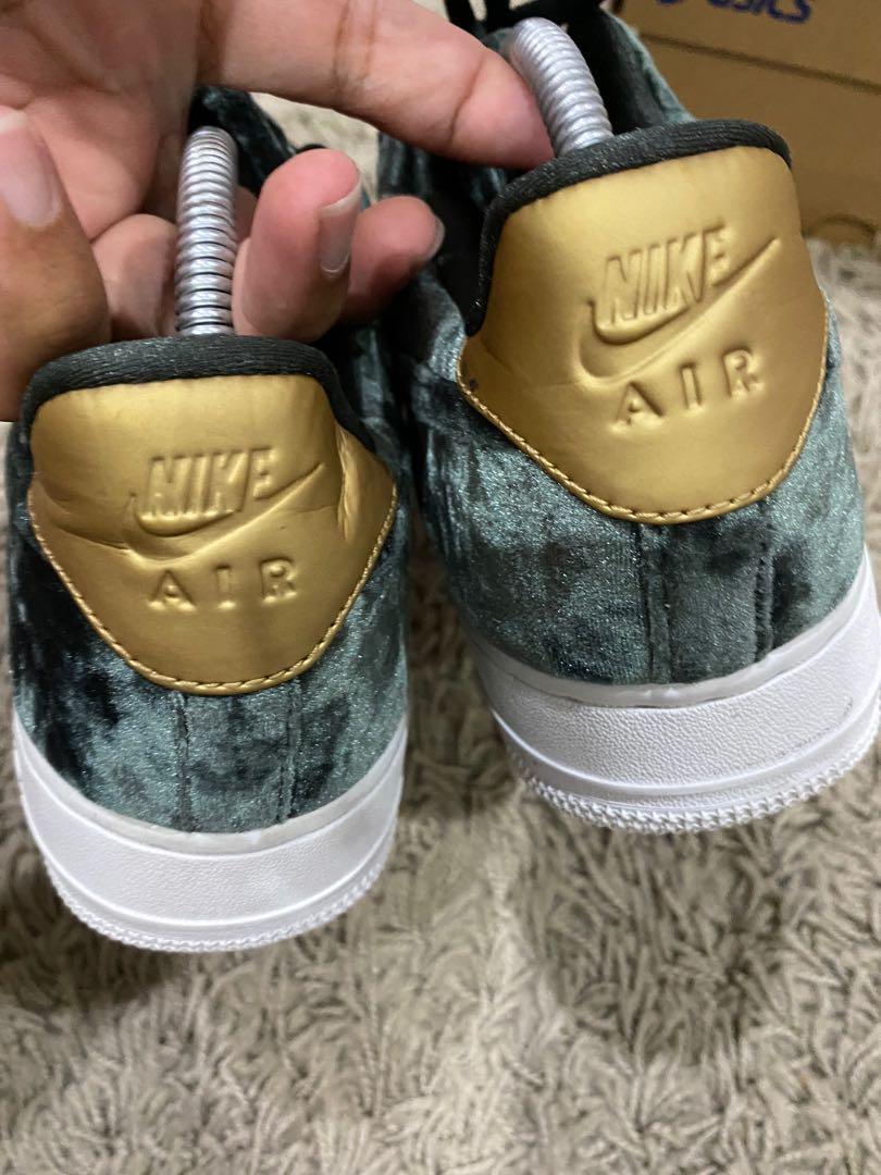 nike air force velvet green