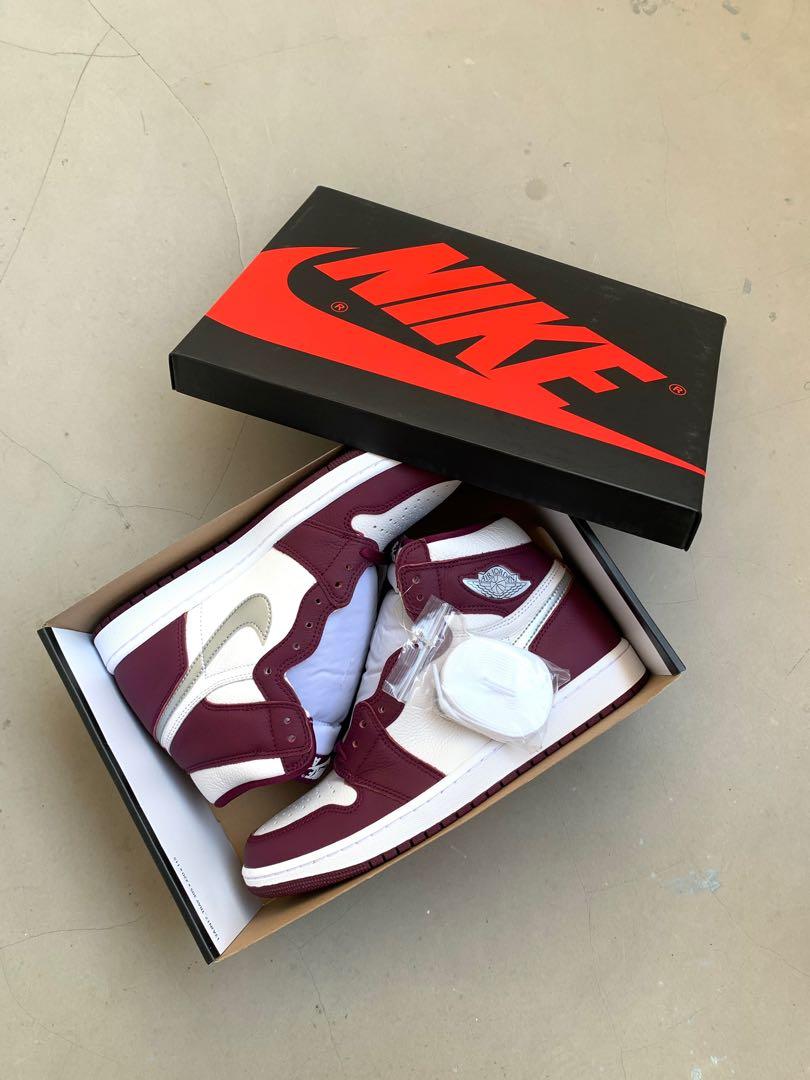 Nike Air Jordan 1 Retro High OG Bordeaux Men s Fashion Footwear