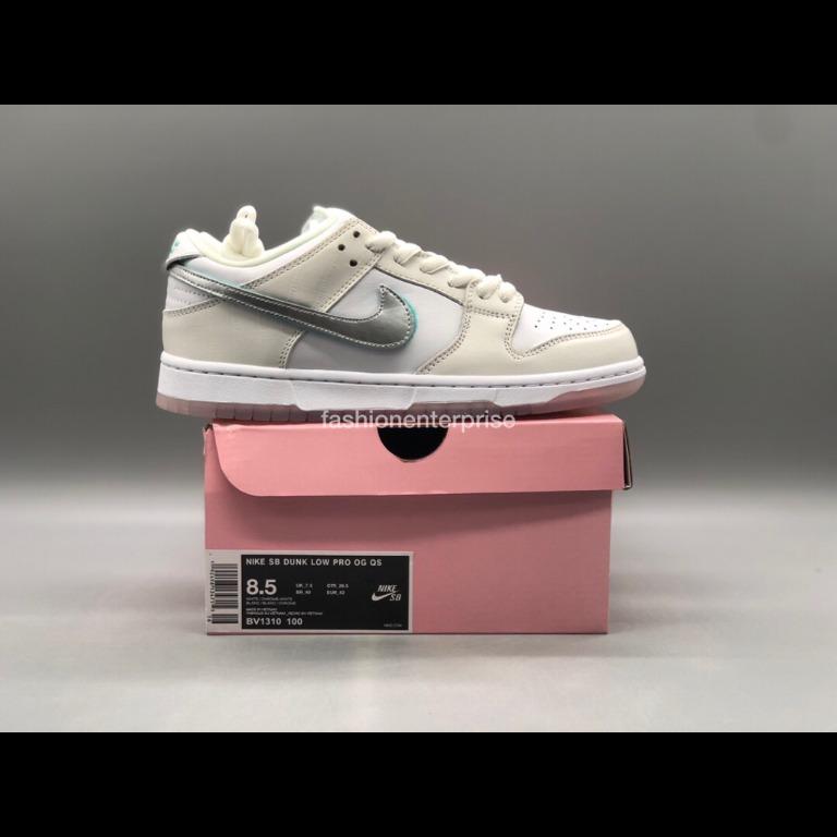 Diamond dunk white discount