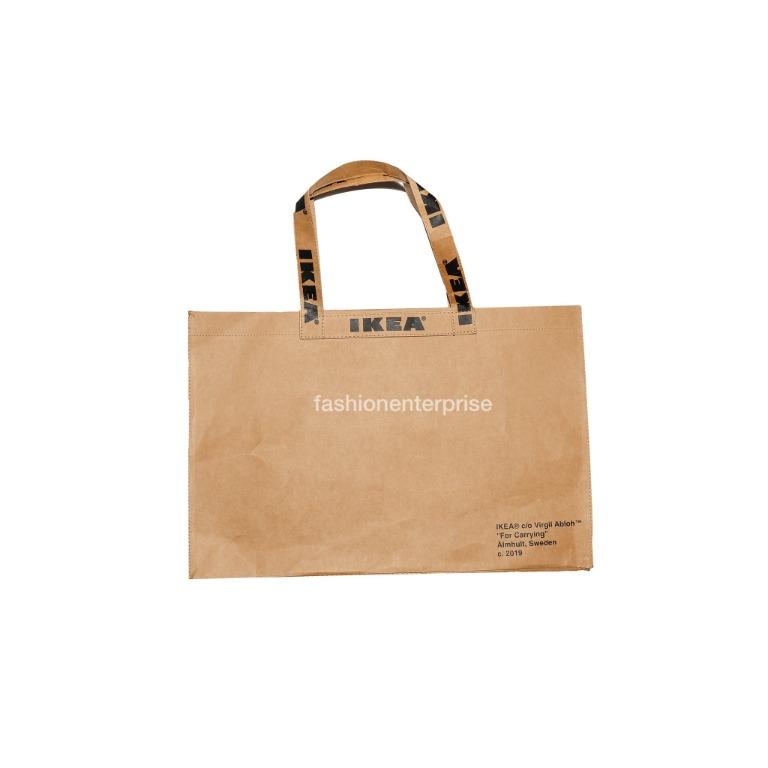 Virgil Abloh × Ikea MARKERAD tote bag, Luxury, Bags & Wallets on Carousell