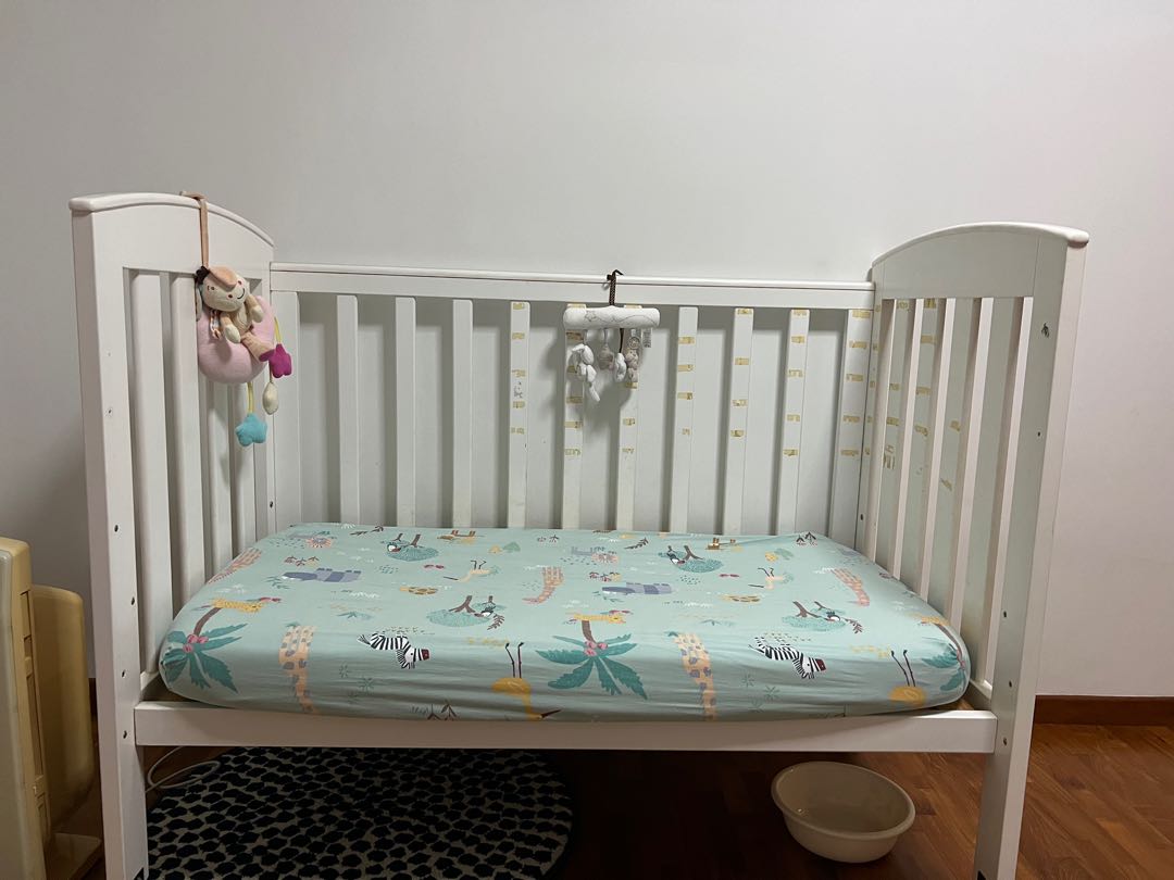 Oxford Cot Bed Babies Kids Baby Nursery Kids Furniture Cots