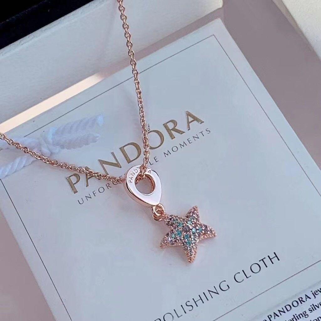 Pandora starfish shop necklace