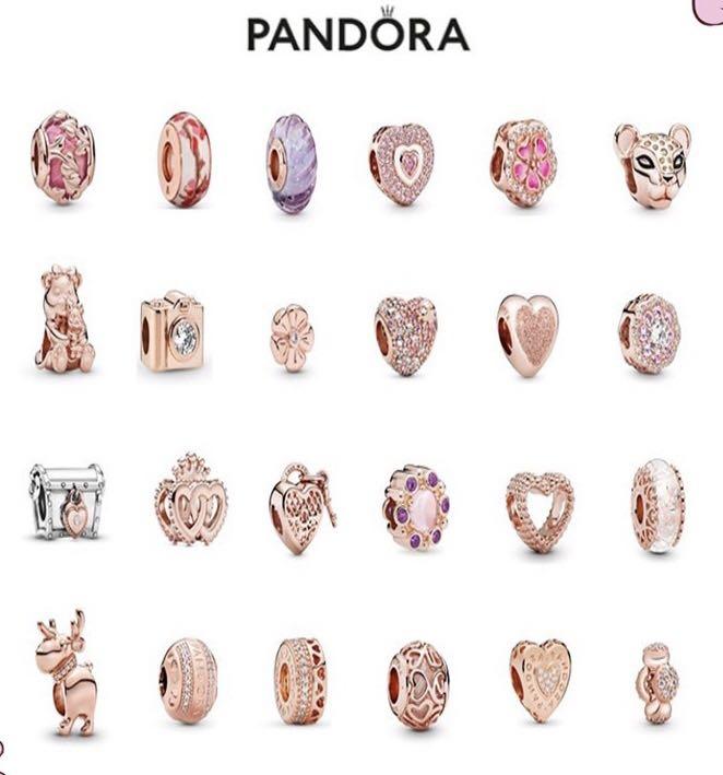 Pandora Rose Gold Multi Style Beads 