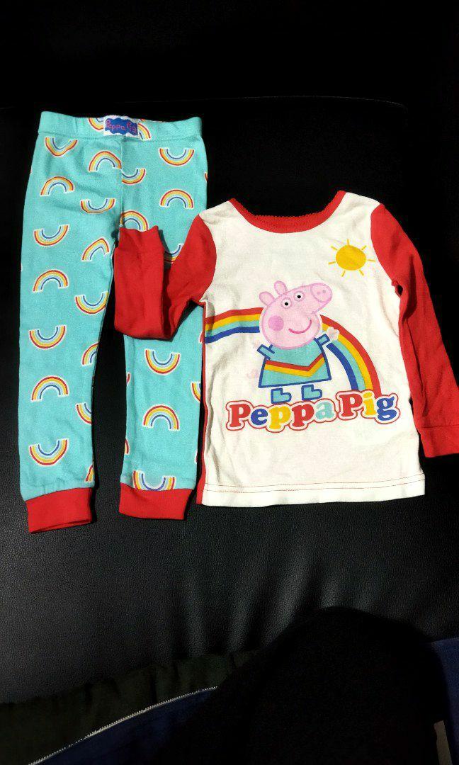 New Peppa Pig George baby toddler kids summer boys 2pc outfit set size 1 