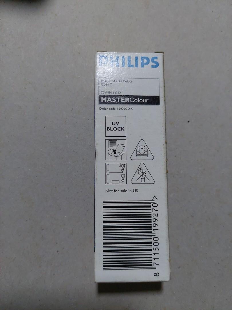 Philips CDM-T 70W 942 Master Colour G12 Nego possible, Furniture & Home ...