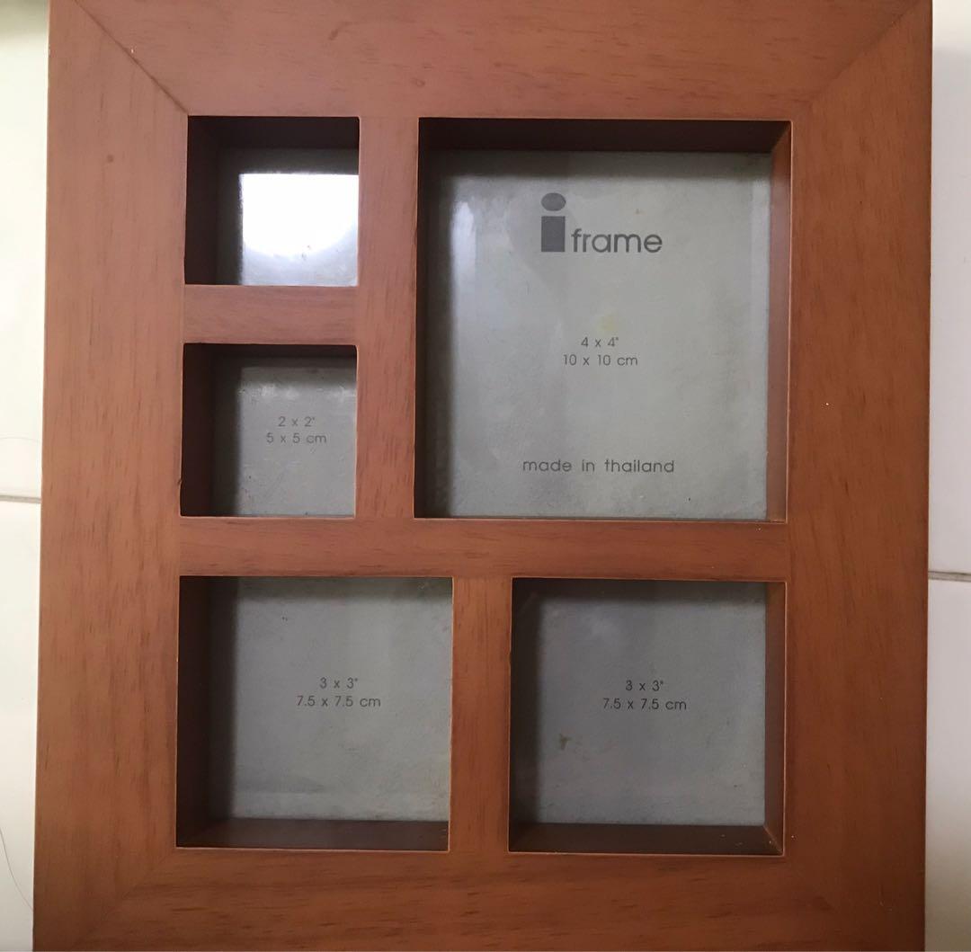 Picture Frames (Category: Frames & Pictures) located in Singapore. Submitted by chews02 (Listing ID 1129507888, Image 3). Description: IKEA Frames/ wooden multi frames $8 Smaller frames $5.