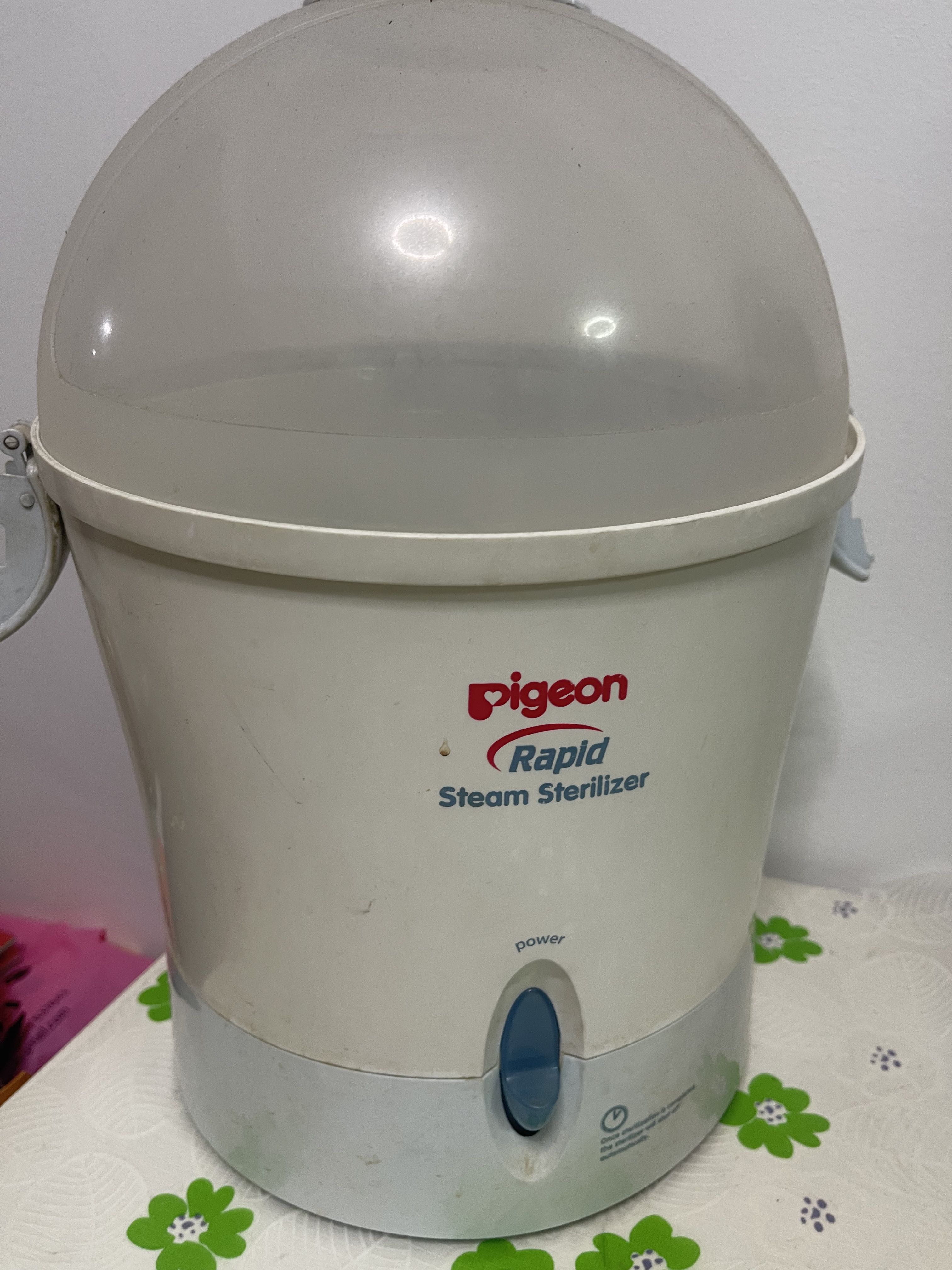 Pigeon milk bottle steam sterilizer Babies Kids Nursing Feeding Breastfeeding Bottle Feeding on Carousell