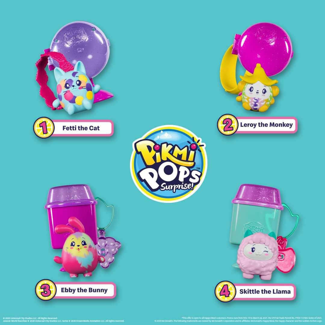 Pikmi pops happy meal toy Clearance