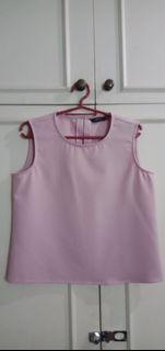 Pink SM Woman Career sleveless top
