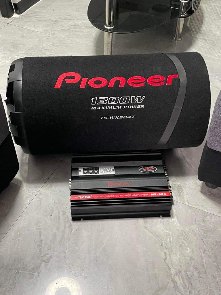 Pioneer TS-WX304T & Amplifier, Audio, Other Audio Equipment on Carousell