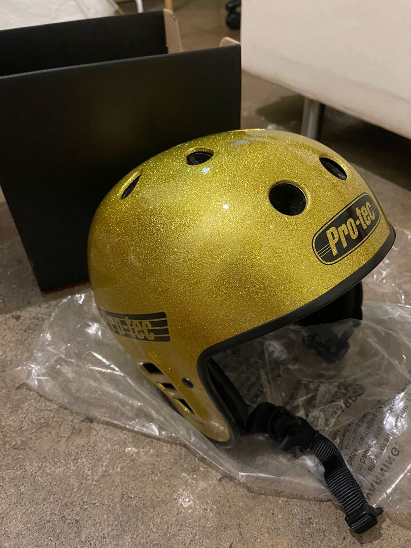 Protec 2025 gold helmet