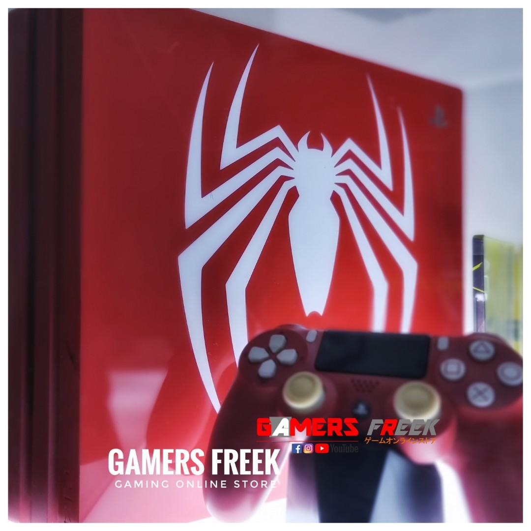 PS4 PRO 1TB Marvel Spider-Man Limited Edition, Video Gaming, Video Game  Consoles, PlayStation on Carousell