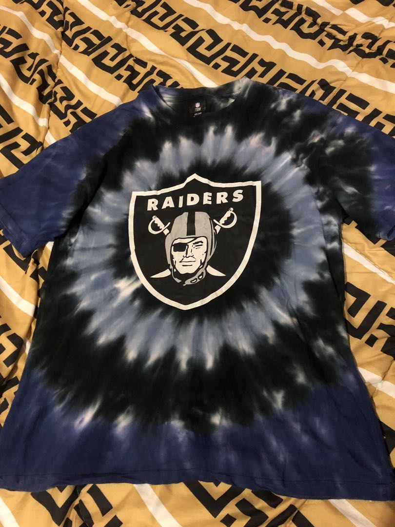 Oakland raiders discount tie dye shirt