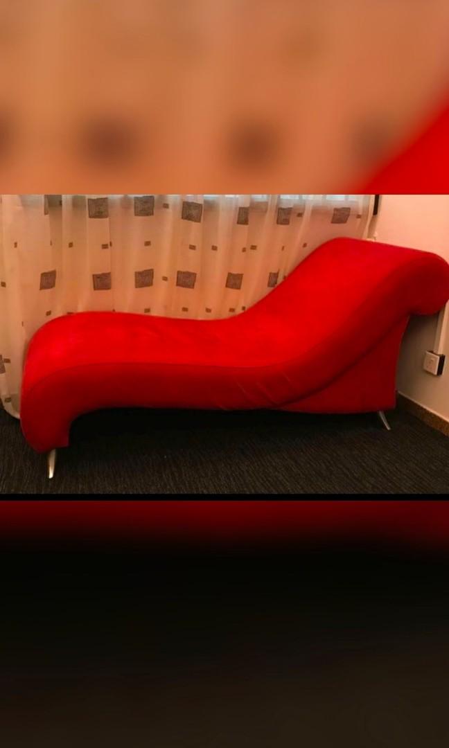 Red Lazy Sofa Furniture Home Living