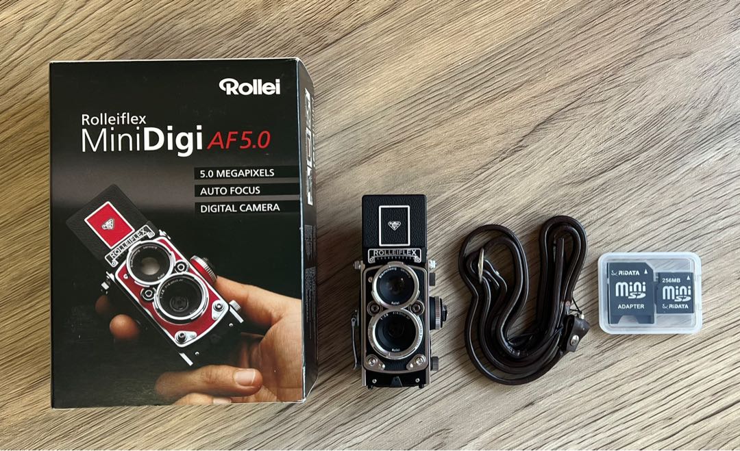 Rolleiflex MiniDigi AF5.0 迷你復刻數位相機功能正常原價9900, 相機