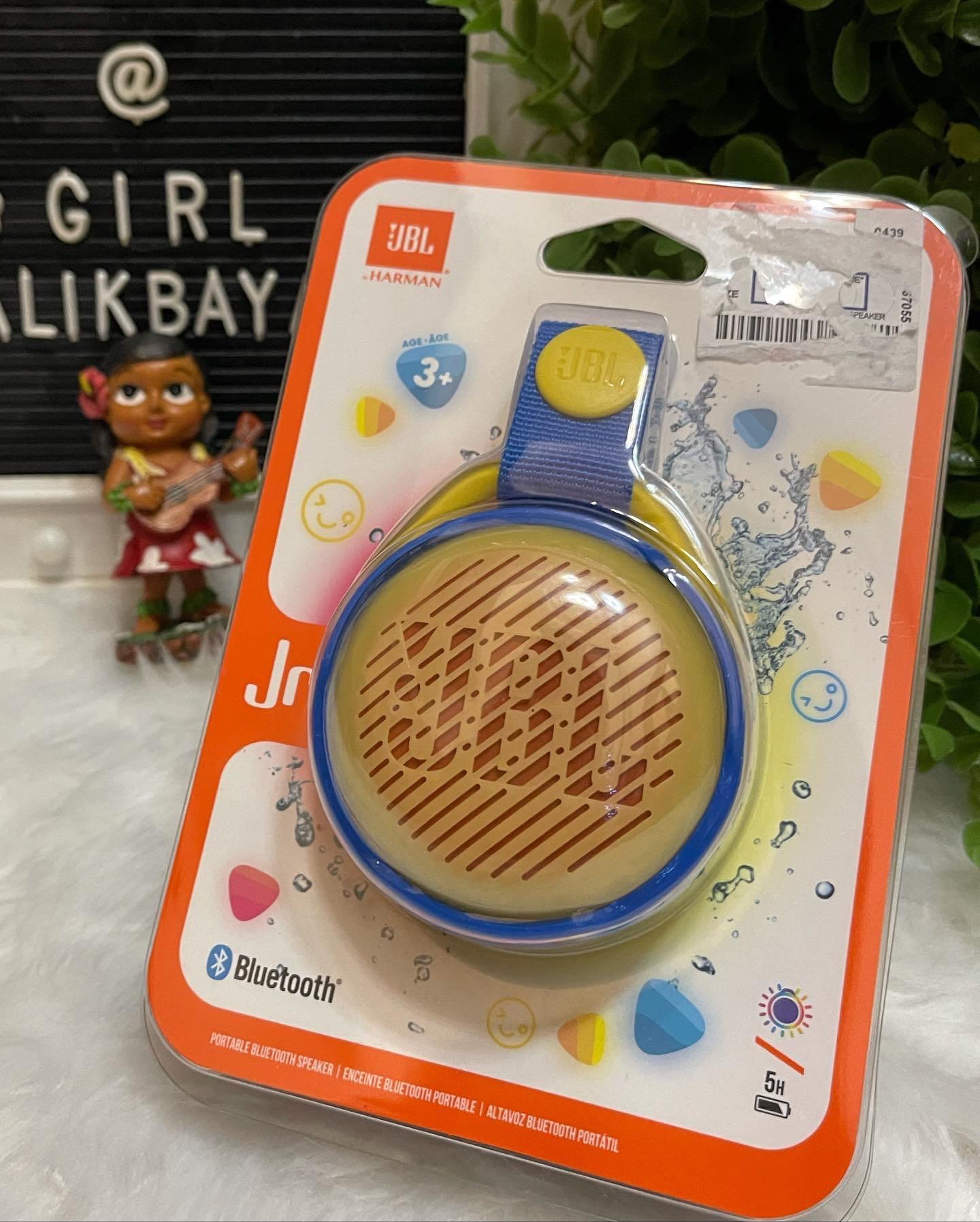 Sale! Authentic JBL JB PRO bluetooth speaker (Category: Portable Music Players) located in Marikina City. Submitted by girlbalikbayan (Listing ID 1129638331, Image 2). Description: 💣BIG BANG SALE‼️ Whether you’re looking to get someone a gift or finding something for yourself, you’ll love our new arrivals of 100% guaranteed branded items! JBL Big sound for little music fans! Kids can party like a Popstar with the JBL JR POP Bluetooth speaker. Pa