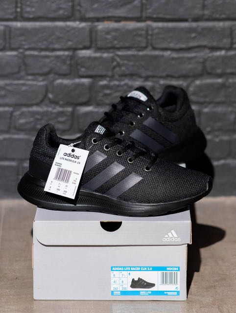 sepatu adidas full black