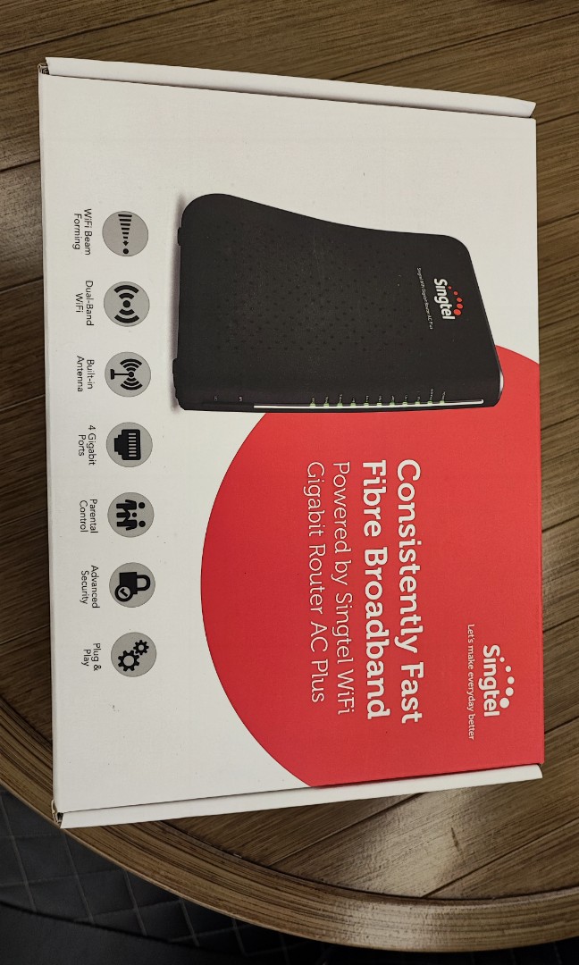 Singtel router, Computers & Tech, Parts & Accessories, Networking on ...