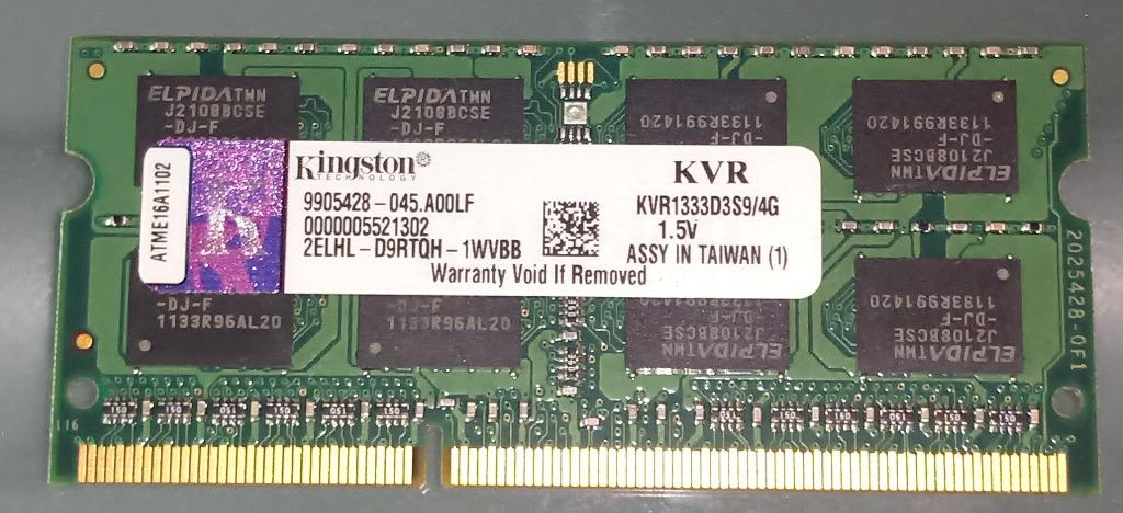 SODIMM RAM 4GB PC3 10600 204 Pin Computers Tech Parts