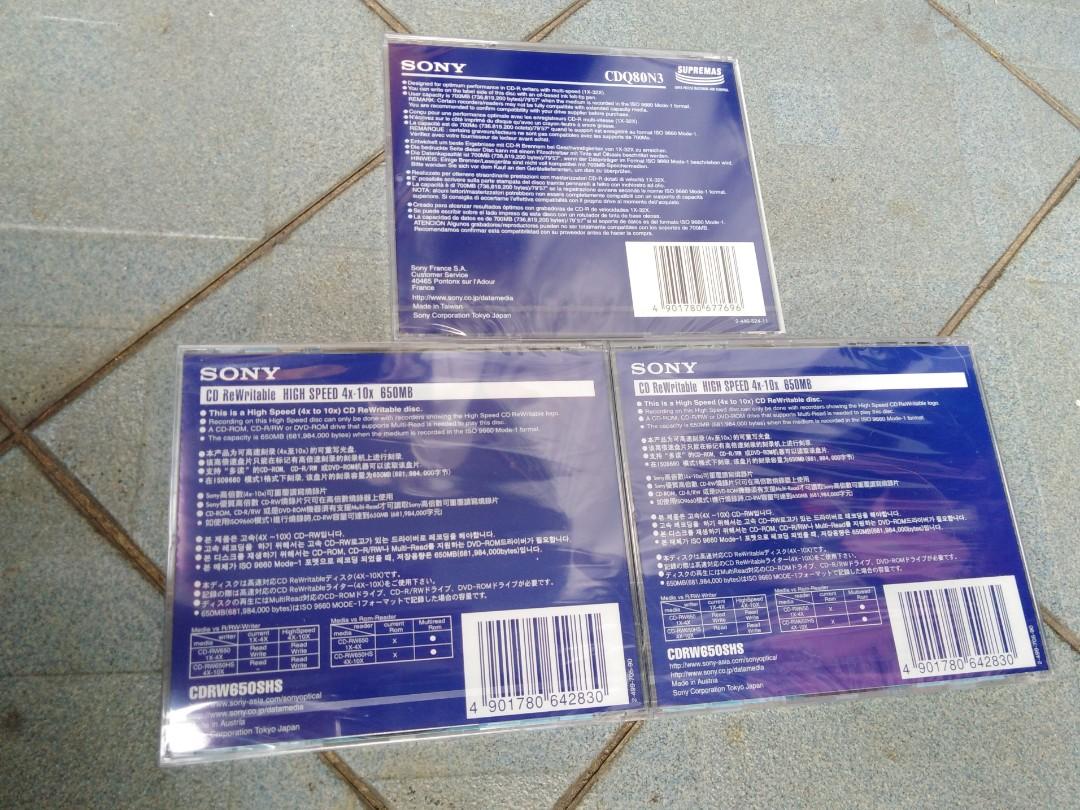 sony-cd-rw-high-speed-cd-r-disc-baru-hobbies-toys-music-media