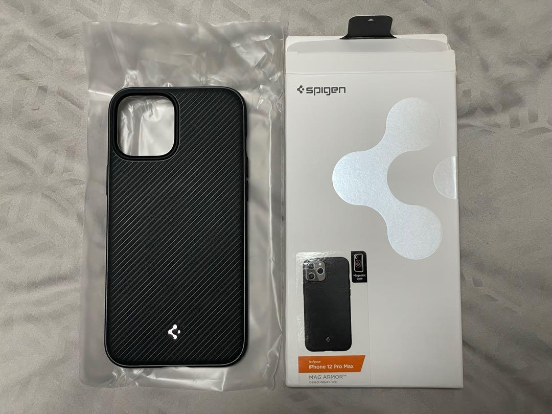 Spigen iPhone 12 Pro Max MagSafe Case (Mag Armor), Mobile Phones