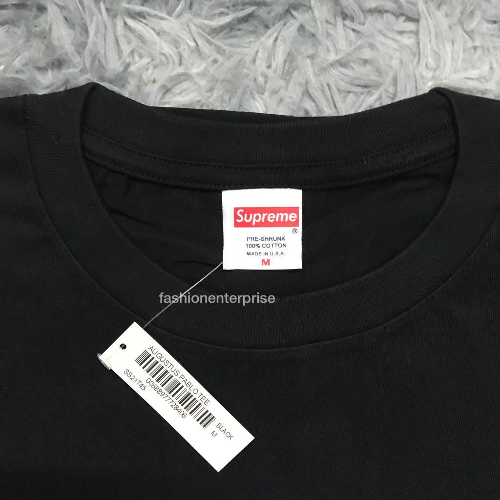 Supreme SS21 Augustus Pablo Tee Black