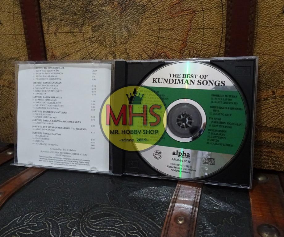 The Best of Kundiman Songs CD (100% Original Copy), Hobbies & Toys ...