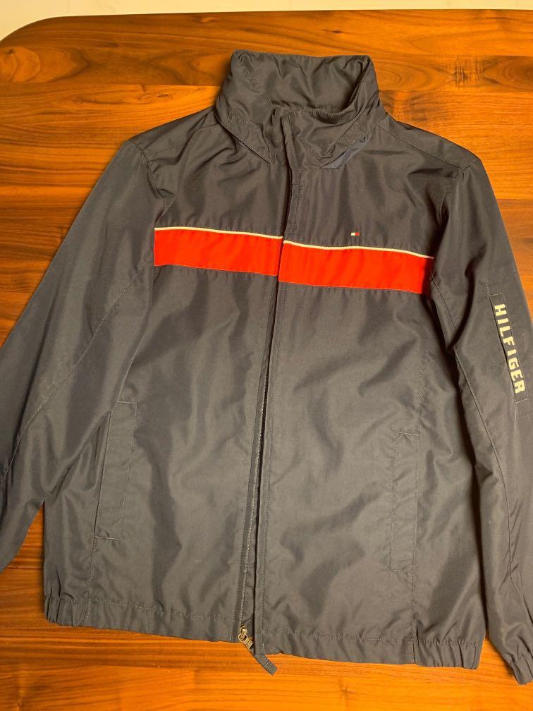 Red tommy hilfiger windbreaker best sale