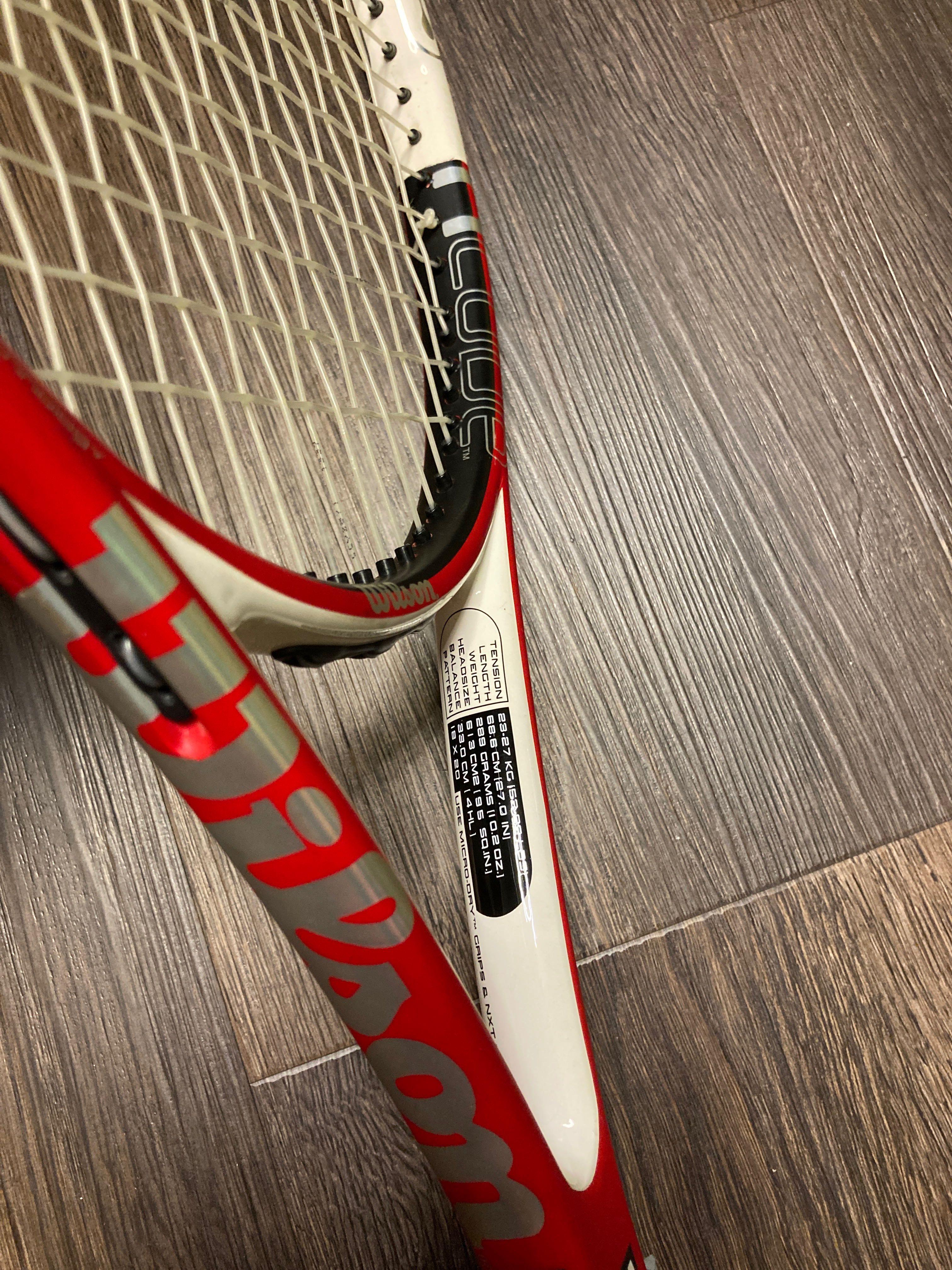 Wilson nCode Six.One Team 95 Tennis Racket 網球拍, 運動產品, 運動