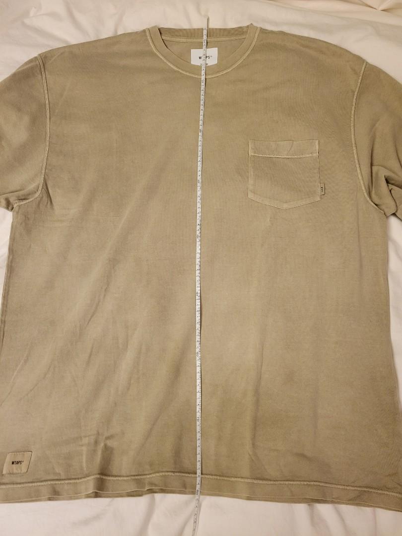 WTAPS 21AW BLANK 01 LS TEE COYOTE BROWN SIZE 04, 男裝, 上身及套裝  